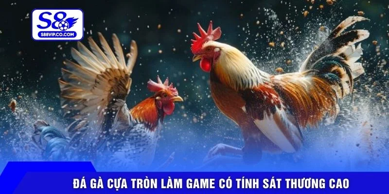 Đá gà cựa tròn làm game có tính sát thương cao