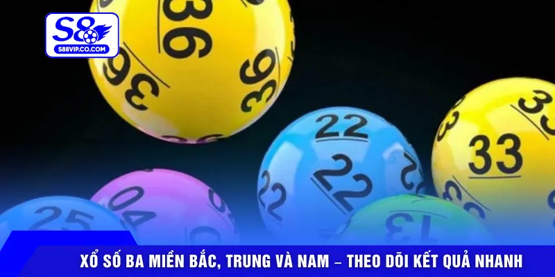 Xổ số ba miền Bắc, Trung và Nam – Theo dõi kết quả nhanh